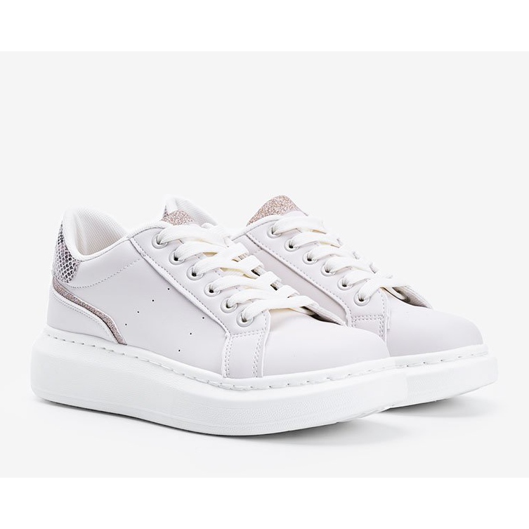 Baskets beiges à grosses semelles Aliccer 1