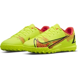 Chaussures de football Nike Mercurial Vapor 14 Academy Tf Jr CV0822-760 jaune jaune 3