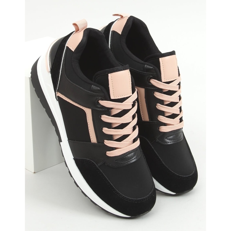 Noir P79 Chaussures de sport compensées noires 1