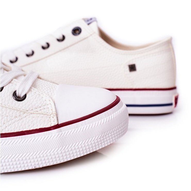 Baskets en cuir pour hommes Big Star II174001 Blanc blanche 1