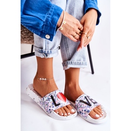 Chaussons Femme Big Star Love Blanc DD274A256 1