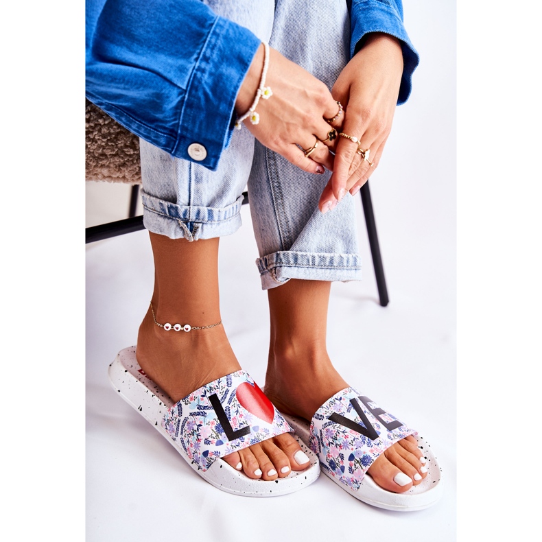 Chaussons Femme Big Star Love Blanc DD274A256 1