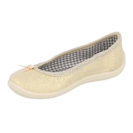 Pantres pour enfants de Befado avec un arc 980y103 beige d'or 1