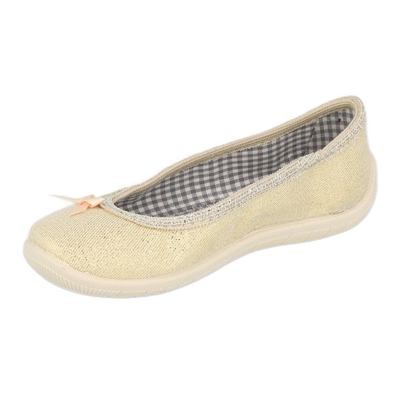 Pantres pour enfants de Befado avec un arc 980y103 beige doré 1