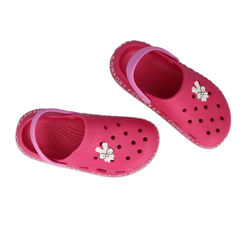 Befado autres chaussures pour enfants - rose foncé 159Y105 blanche 3