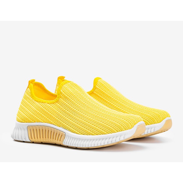 Chaussures de sport à enfiler Roxy jaunes 1