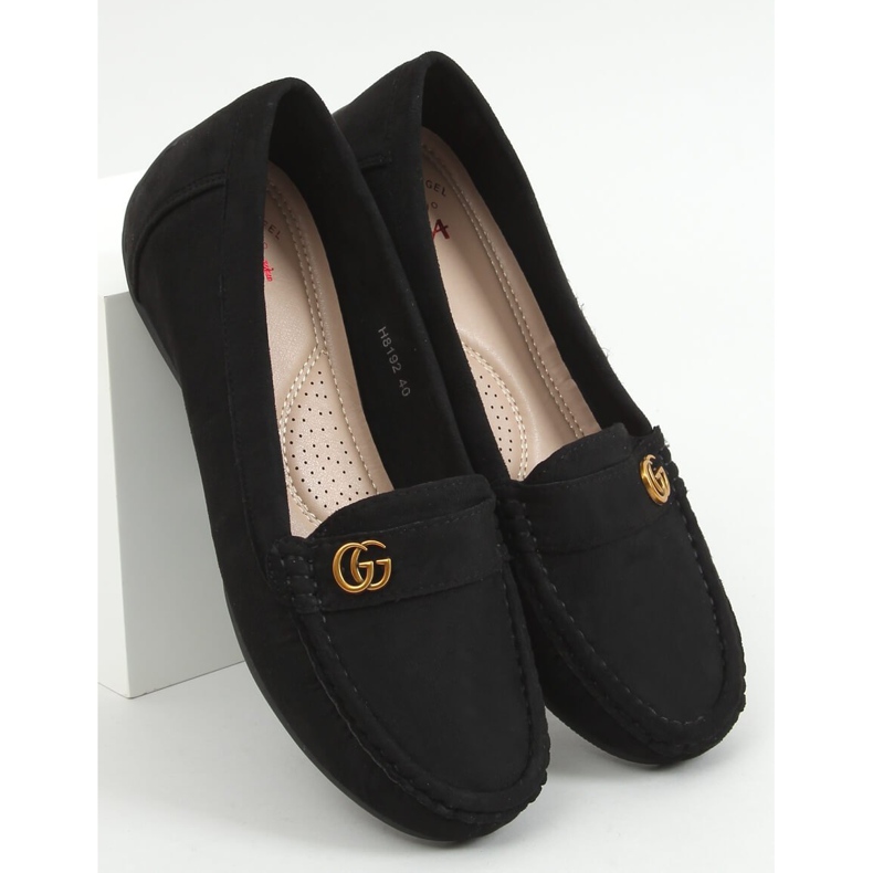 Noir Mocassins femme noirs H8192 Negro 1