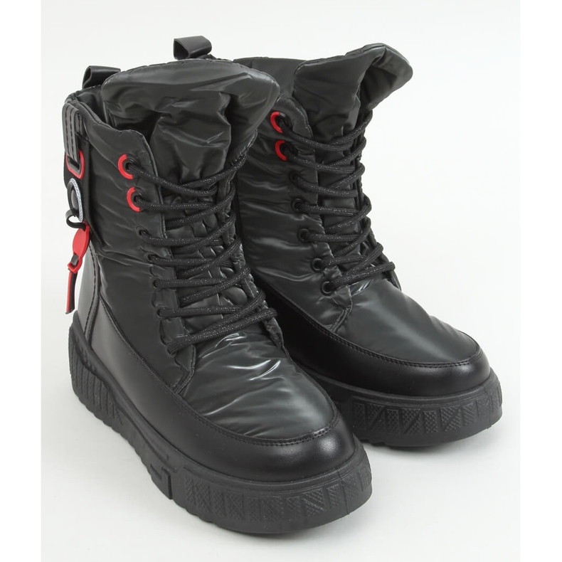 Bottes de neige femme noires NB509P Noir le noir 1