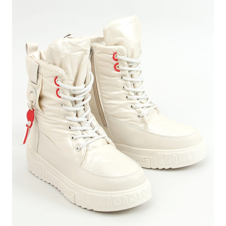 Bottes de neige femme beiges NB509P Beige 1 Bottes de neige femme beiges NB509P Beige 1