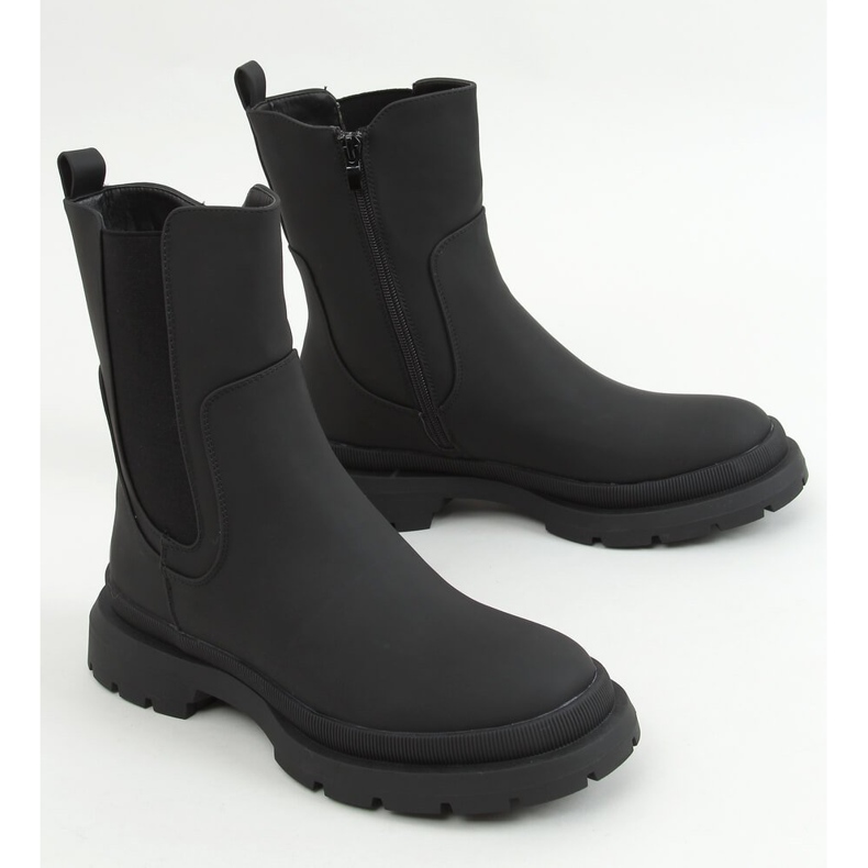 Bottines Jodhpur noires QT26P Noir 1