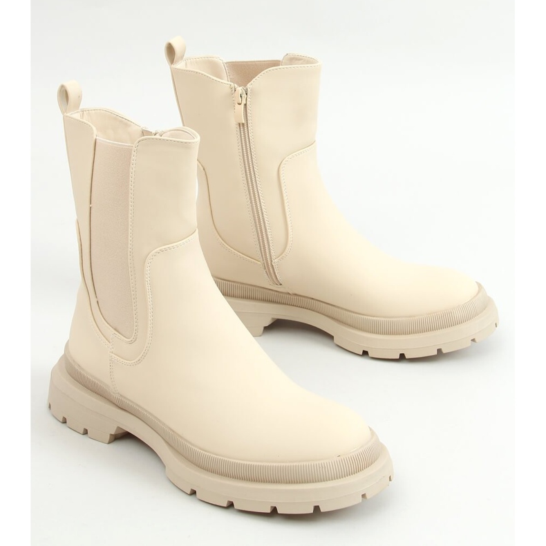 Bottes Jodhpur beiges QT26P Beige 1
