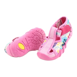 Chaussures enfant Befado 190P097 rose multicolore 4 Chaussures enfant Befado 190P097 rose multicolore 4
