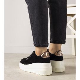 Baskets de sport noires à semelle haute Rapter 2