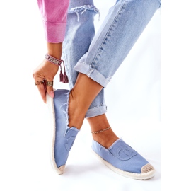 PS1 Espadrilles Classiques Bleues Pour Femmes Flaure 2