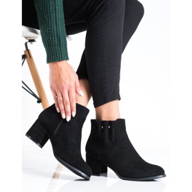 J. Star Bottines décontractées en daim le noir 4