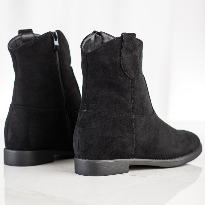 J. Star Cowgirls noires sur un coin le noir 1