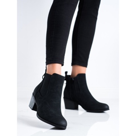 J. Star Bottes confortables sur un poste bas le noir 2