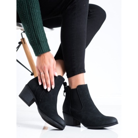 J. Star Bottes confortables sur un poste bas le noir 3