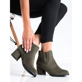 J. Star Bottines décontractées en daim vert 3