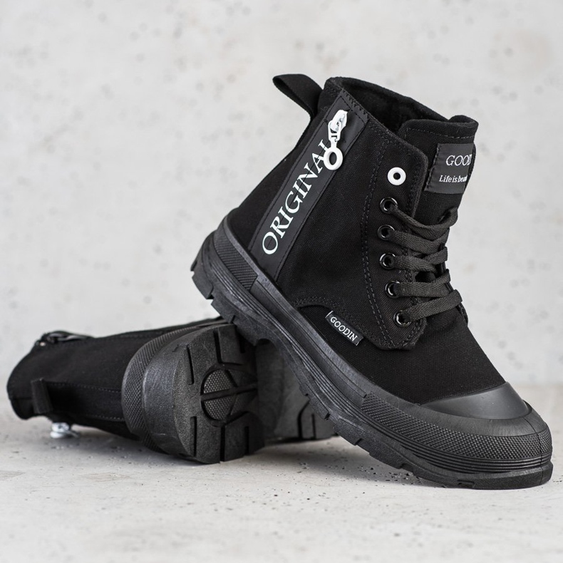 Goodin Baskets montantes originales le noir 1