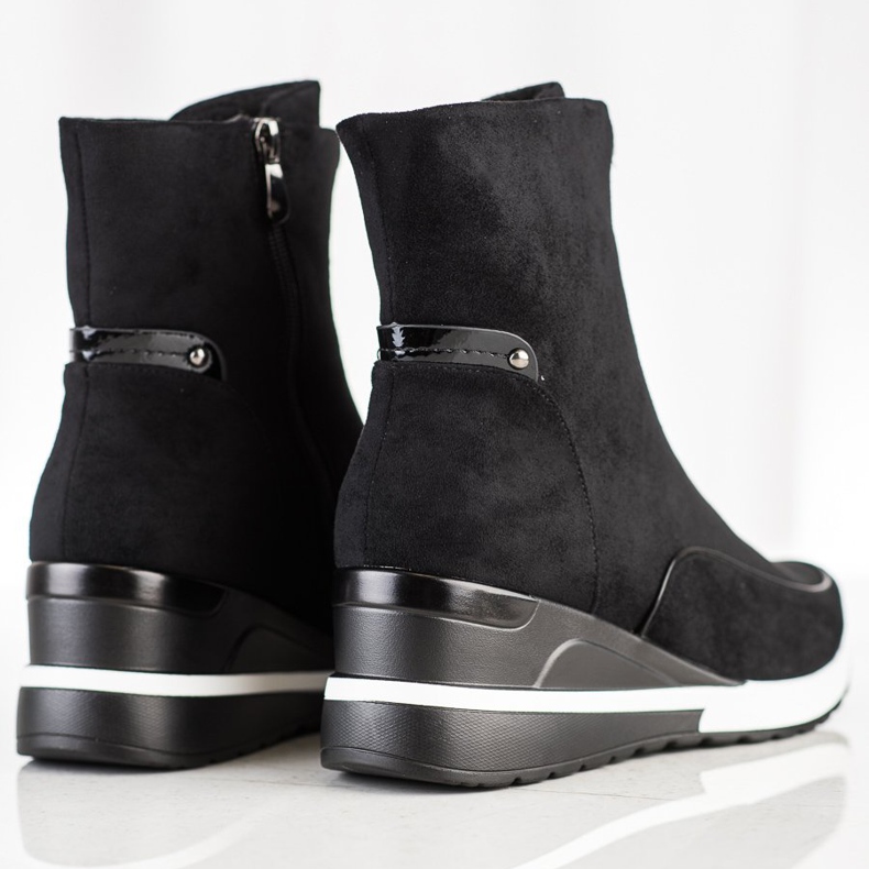 Bottes hautes noires VINCEZA 2