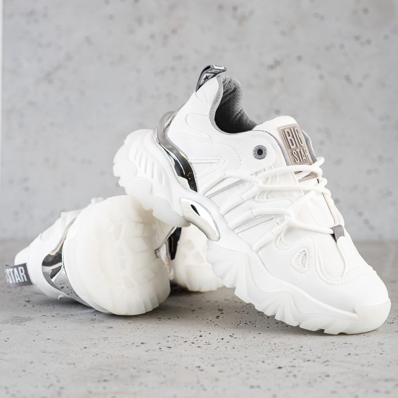 Baskets pour femmes Big Star II274088101 blanc 1