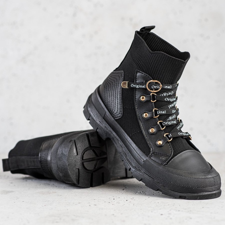 Goodin Chaussures à enfiler originales le noir 1