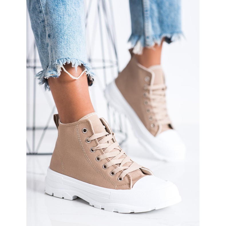 Goodin Baskets hautes marron brun 2 Goodin Baskets hautes marron brun 2