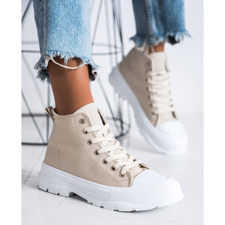 Goodin Baskets hautes beiges 2 Goodin Baskets hautes beiges 2