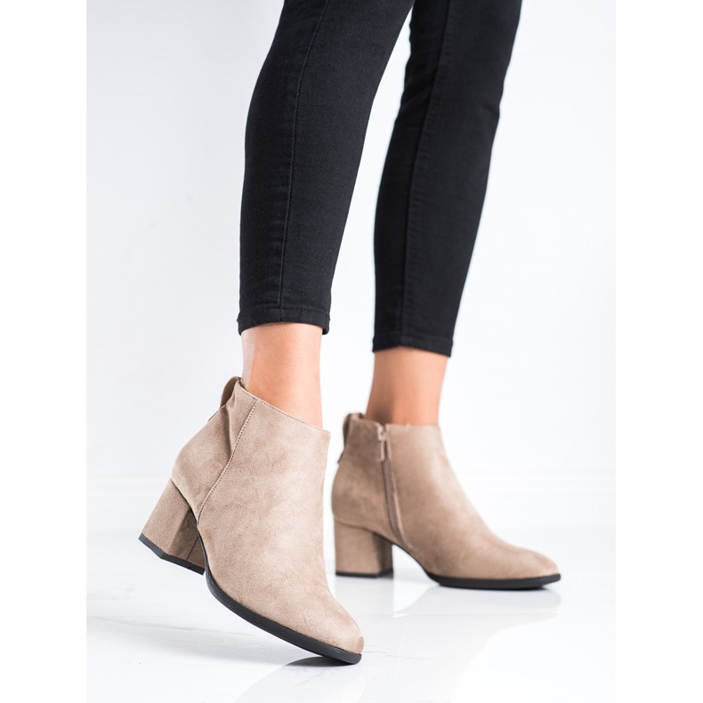 Bottines VINCEZA Beige Classique 2
