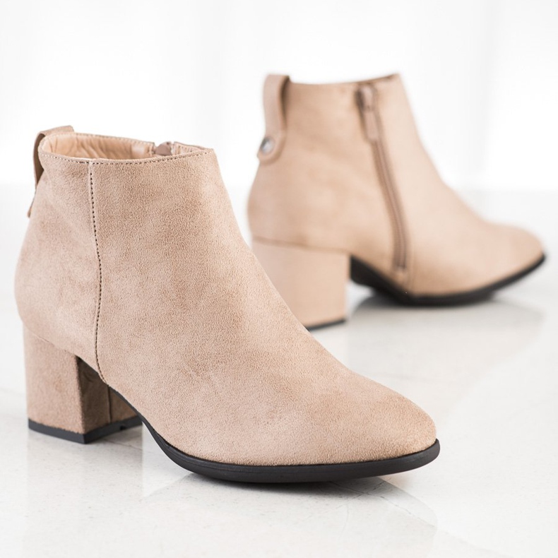 Bottines VINCEZA Beige Classique 1