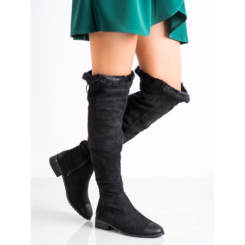 M.Daszyński Bottes décontractées hautes noir 1