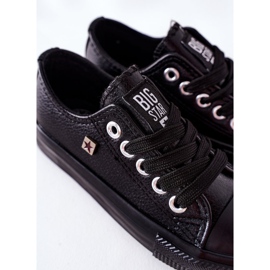 Baskets en cuir pour enfants Big Star FF374304 Noir 1