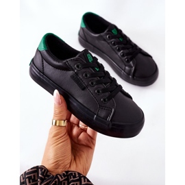 Baskets en cuir pour enfants Big Star DD374147 Noir le noir 1 Baskets en cuir pour enfants Big Star DD374147 Noir le noir 1