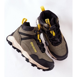 Chaussures Trekking Enfant Big Star GG374047 Kaki vert 1 Chaussures Trekking Enfant Big Star GG374047 Kaki vert 1