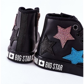 Baskets hautes pour enfants avec fermeture à glissière Big Star II374028 Noir multicolore 1
