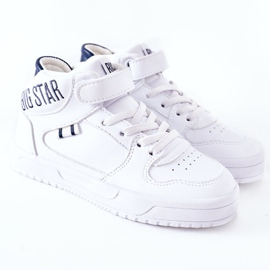 Chaussures de sport pour enfants Big Star II374034 Blanc et bleu marine 2