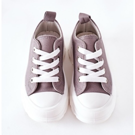 Baskets Enfant On The Platform Gris Travel Time 1