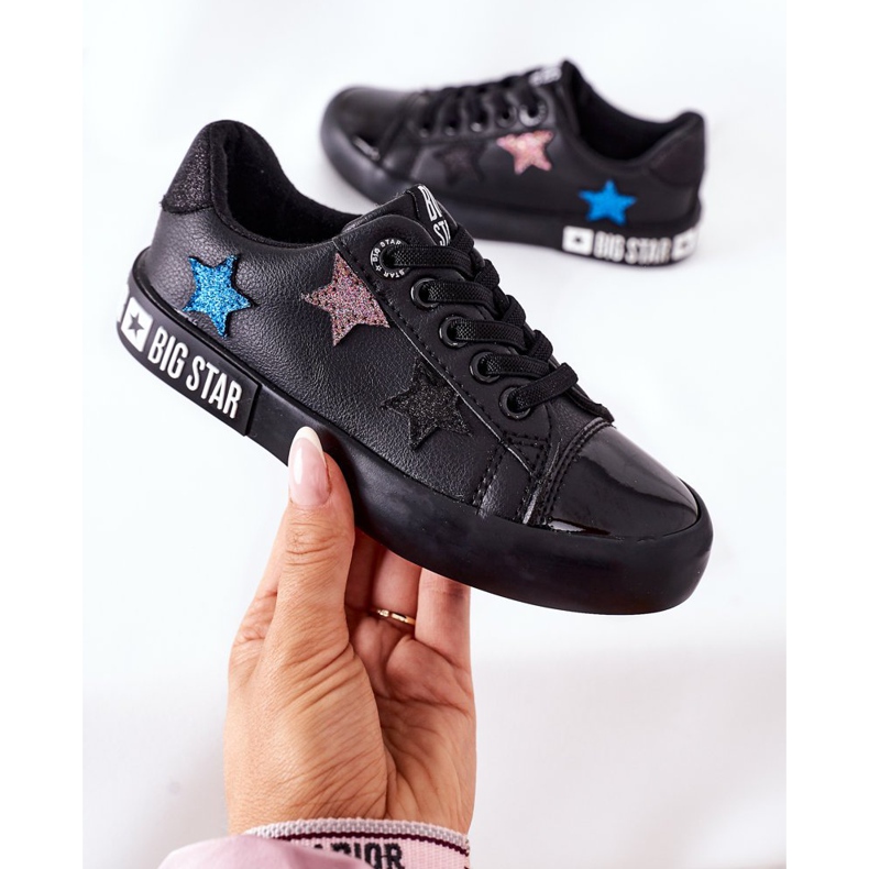 Baskets en cuir pour enfants Big Star II374031 Noir le noir le noir 1 Baskets en cuir pour enfants Big Star II374031 Noir le noir le noir 1