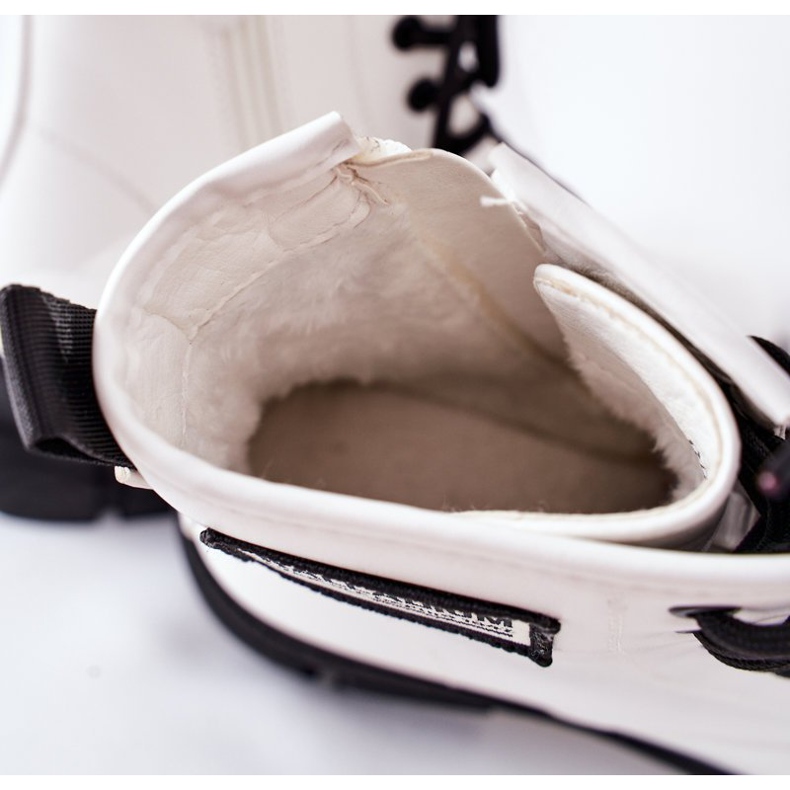 S.Barski Bottes isolées blanches pour enfants Fincastle 1 S.Barski Bottes isolées blanches pour enfants Fincastle 1