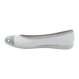 Ballerines jeunesse Befado 309Q017 argent 2