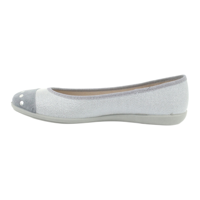 Ballerines jeunesse Befado 309Q017 argent 2