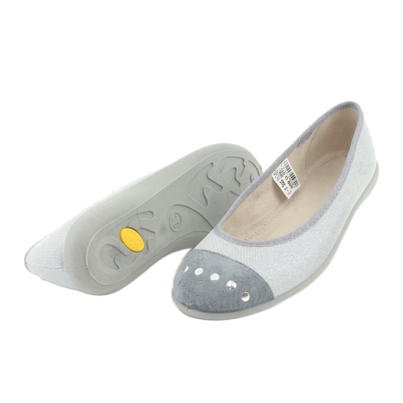 Ballerines jeunesse Befado 309Q017 argent 4