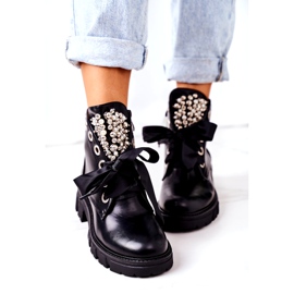 PS1 Travailleurs Chauds Avec Des Perles De Métal Noir Perla 4