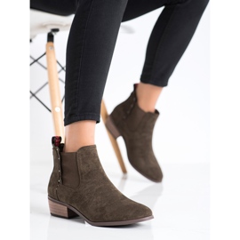 J. Star Bottines brunes sur un poste bas 3