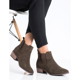J. Star Bottines brunes sur un poste bas 4
