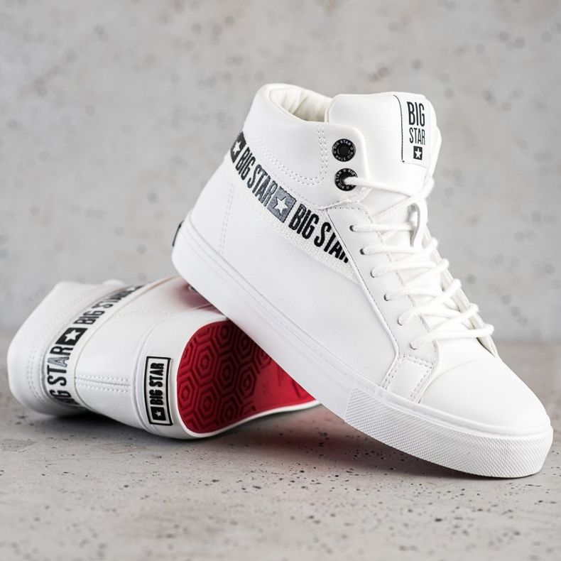 Baskets pour femmes Big Star EE274356 blanche 1