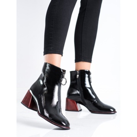 Filippo Bottes élégantes avec une fermeture éclair noir 2