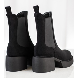 Filippo Bottes Chelsea hautes sur la plate-forme noir 1