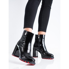 Filippo Bottes à talons hauts à la mode le noir 3